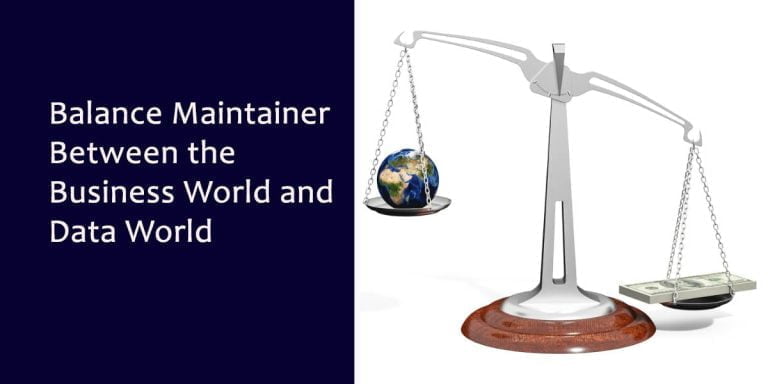 The Balance Maintainer Between the Business World and Data World