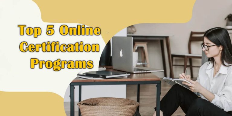 Online Certification Programs