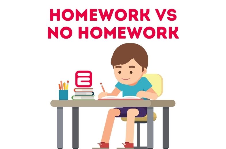 schools with homework vs no homework